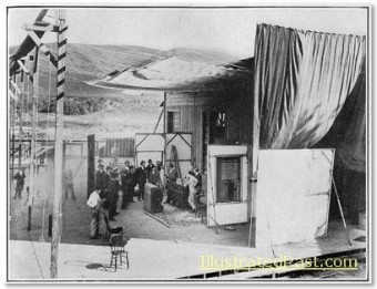 Filiming a Movie on a Sound Stage