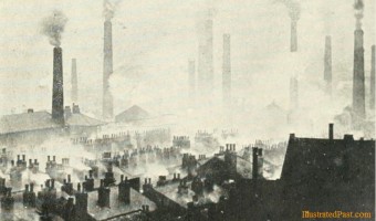 London Chimneys Spewing Pollution