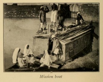 Boat used by the Christian missionaries