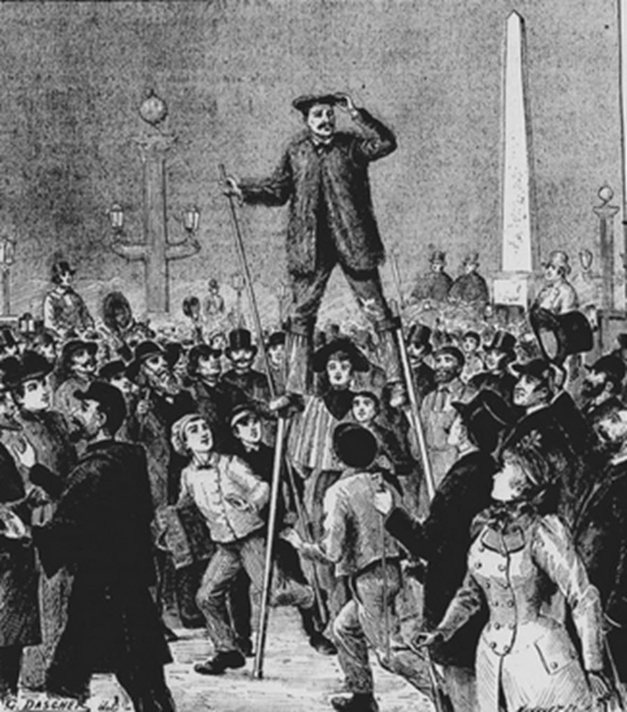 The Stilt Walker Leaving for Moscow