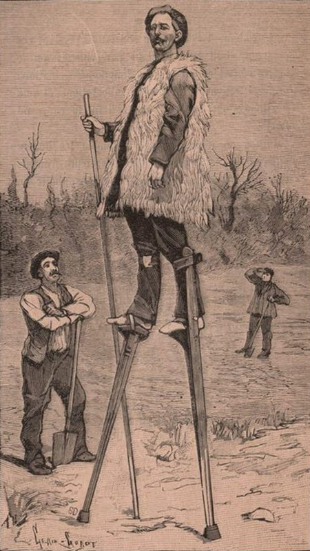 Sylvain Dornon: Stilt Walker